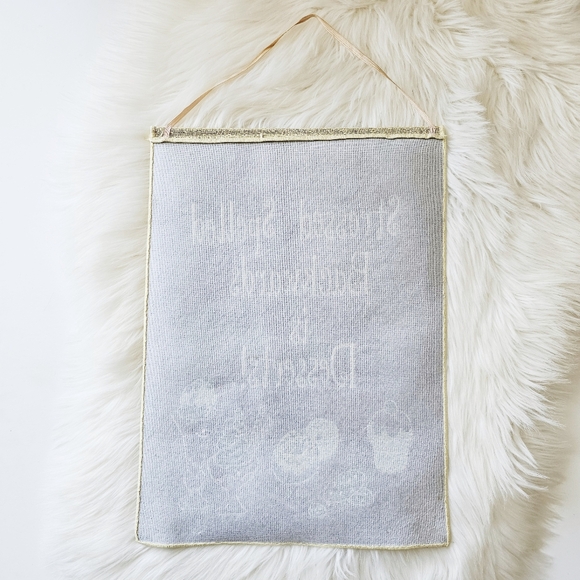 Vintage Fun Banner "Stressed Spelled Backwards Is Desserts!" Kitchen Home Decor - Picture 9 of 13